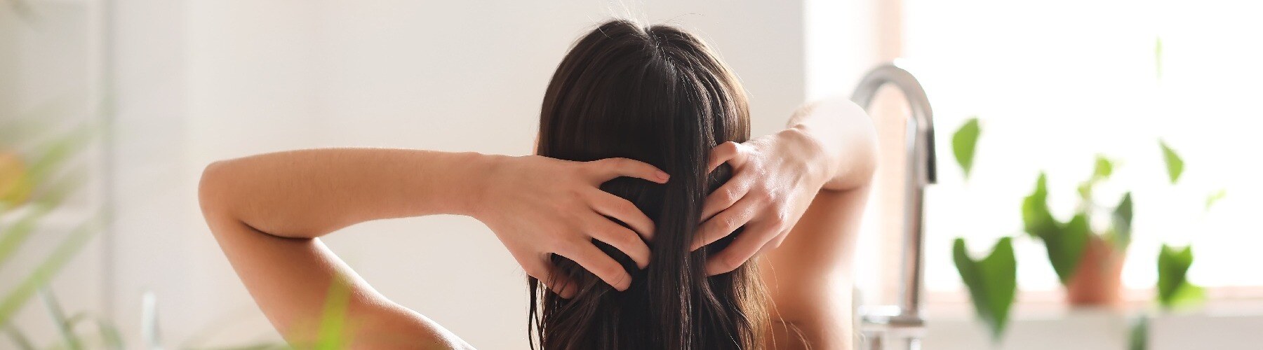 healthy hair after using peptides